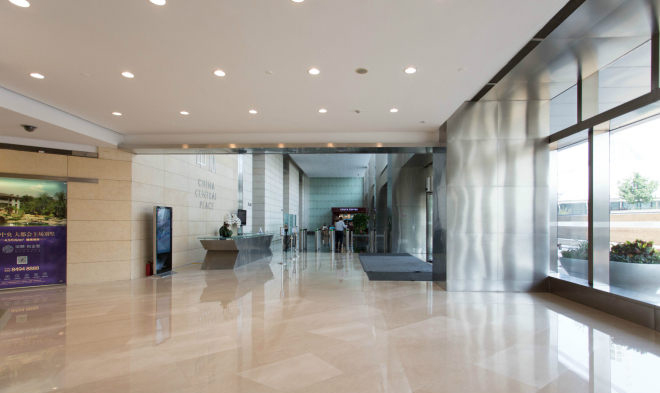 华贸中心大堂图